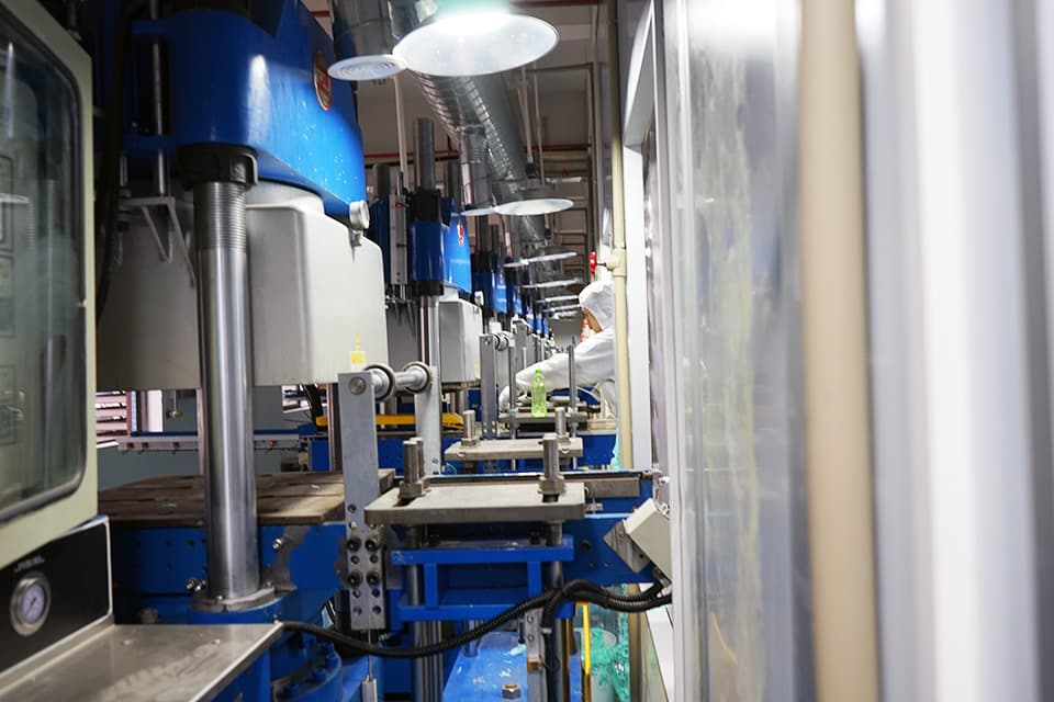 silicone compression molding department