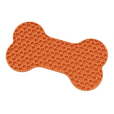 bone shape silicone dog lick mat