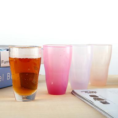 colorful liquid silicone cup