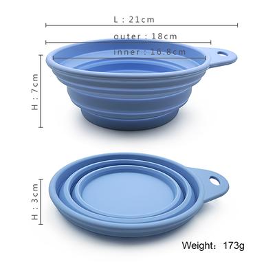 large Foldable Silicone Baby Bowl