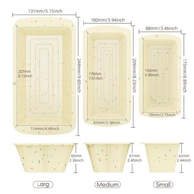 multi size silicone toast mold size