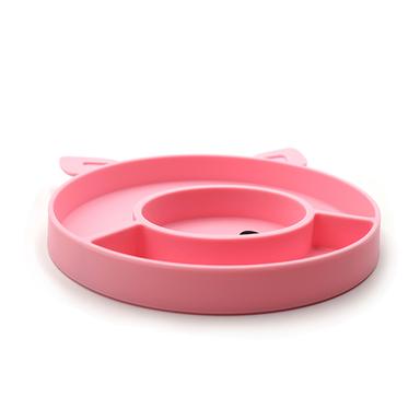 pig silicone baby plate