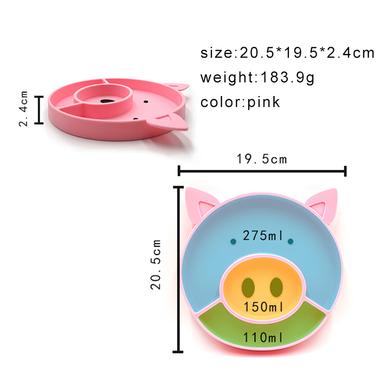 pig silicone baby plate parameter