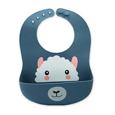 printed silicone baby bib