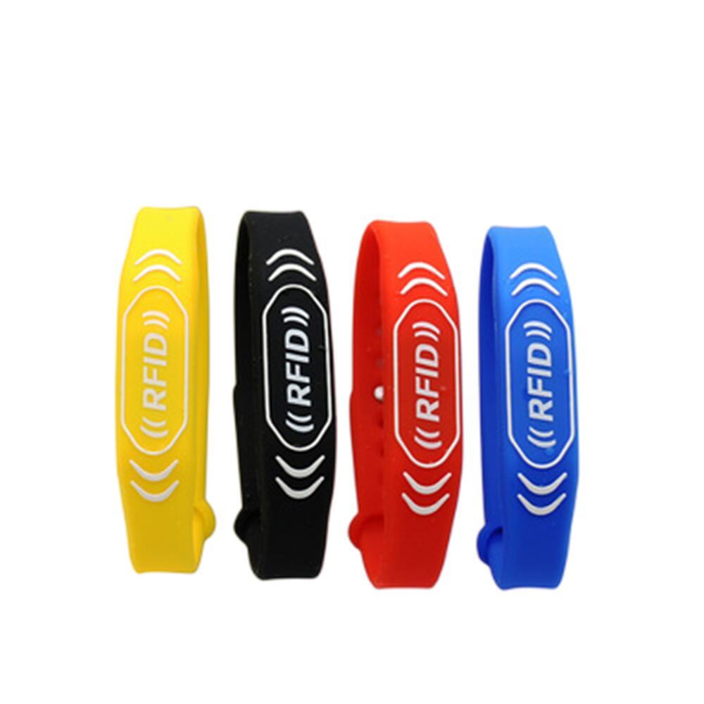 rewritable waterproof adjustable bracelet silicone RFID wristband