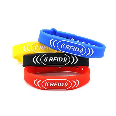 rewritable waterproof adjustable bracelet silicone RFID wristband