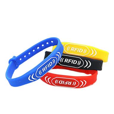 rewritable waterproof adjustable bracelet silicone RFID wristband