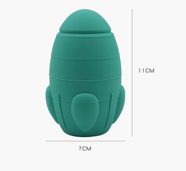 rocket silicone stacking toy size