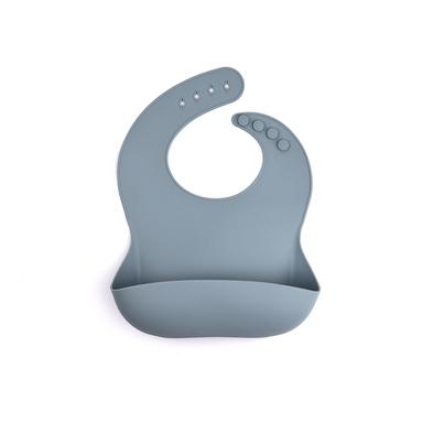 solid color silicone baby bib ether