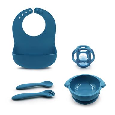 silicone baby feeding set