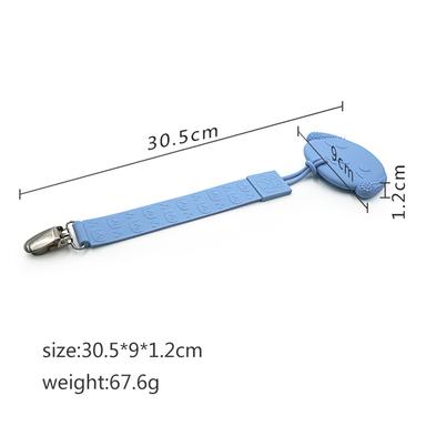 silicone baby pacifier clip