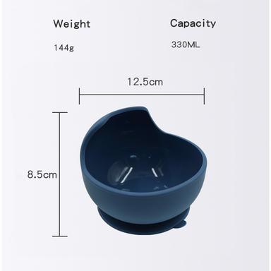 silicone baby suction bowl