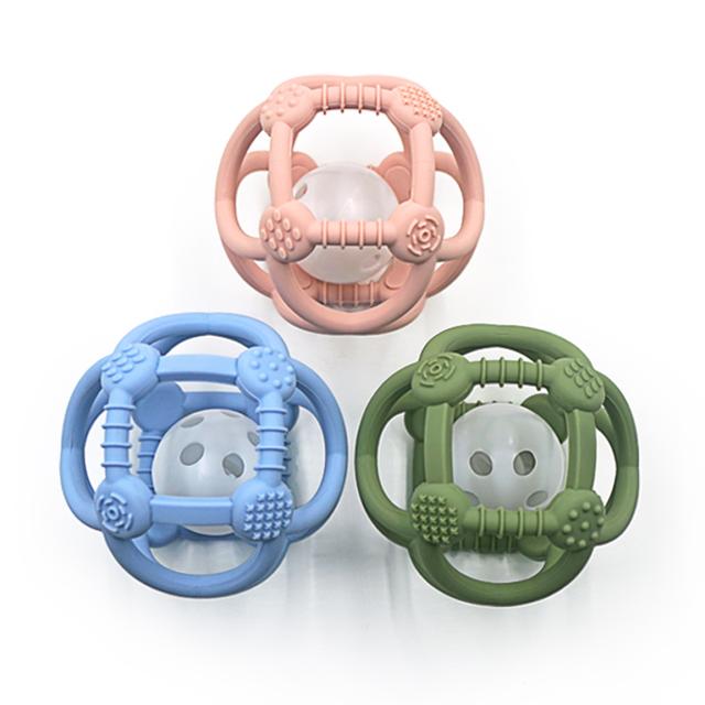 image of Silicone Baby Teether Ball Toy