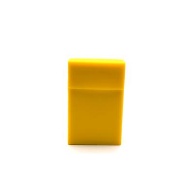 silicone cigarette case yellow