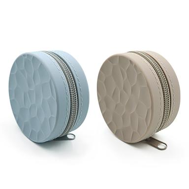 silicone earbud case zipper pouch