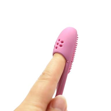 silicone finger toothbrush for dog