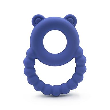 silicone wood teether for baby