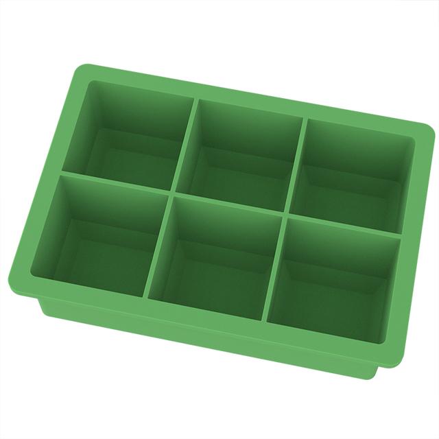 image of Six Cell Silicone Ice Cube Tray