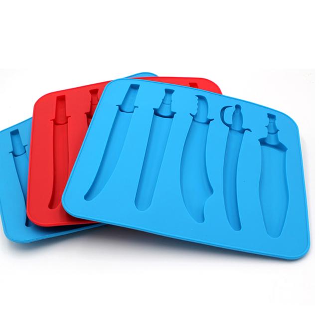image of Sword Shape Silicone Ice Tray Mold