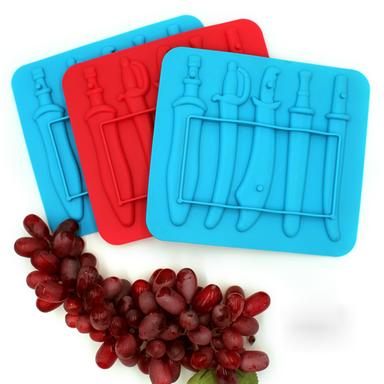 sword shape silicone ice tray mold