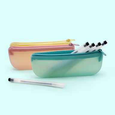 transparent silicone pencil case