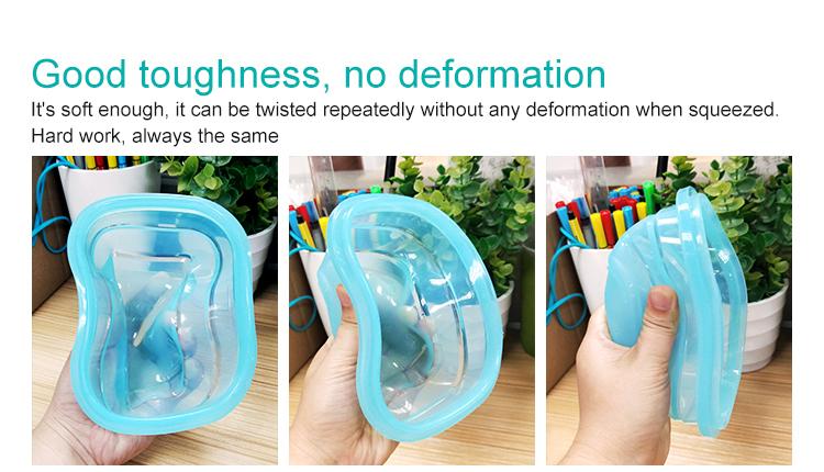 Foldable Silicone Baby Lunch Box soft