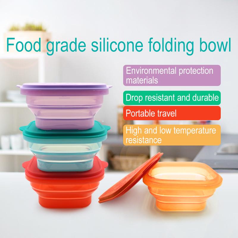 Foldable Silicone Baby Lunch Box