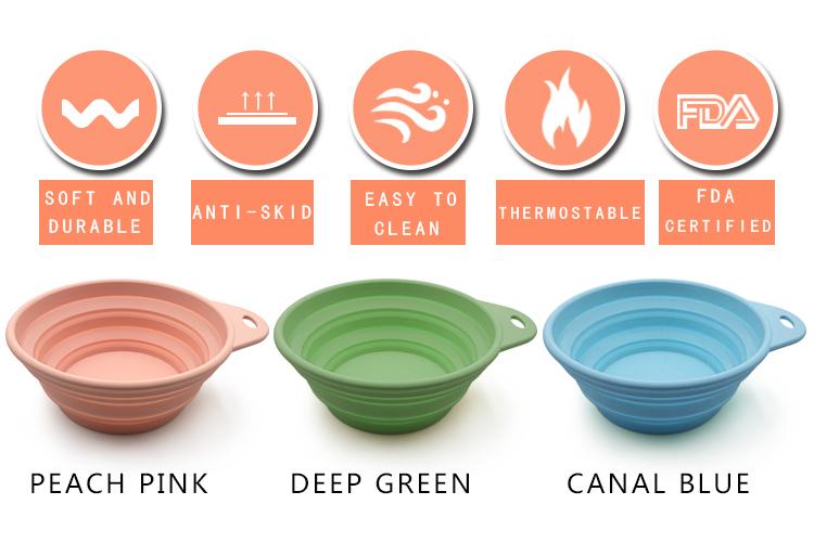 large Foldable Silicone Baby Bowl