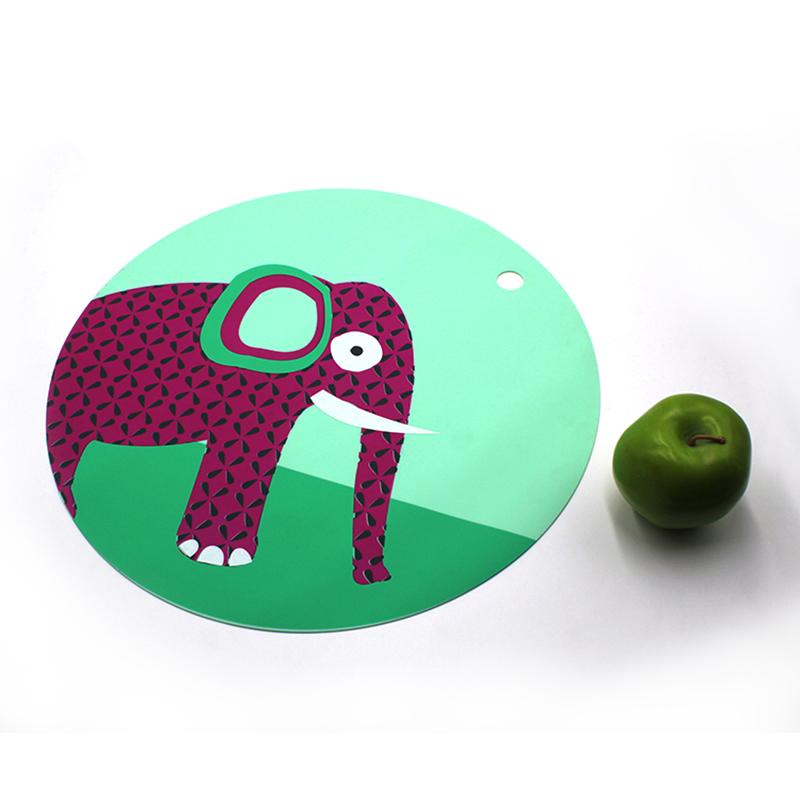 round silicone placemat