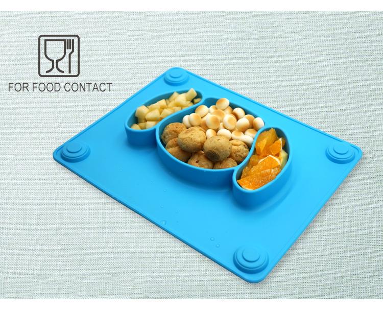Dog Silicone Baby Plate