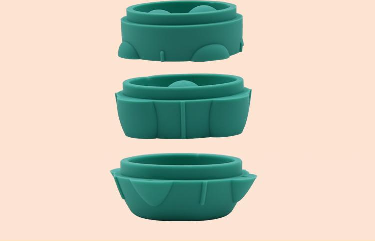 rocket silicone stacking toy