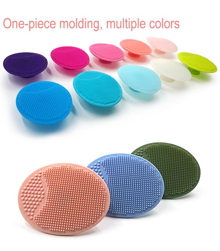 round silicone baby brush