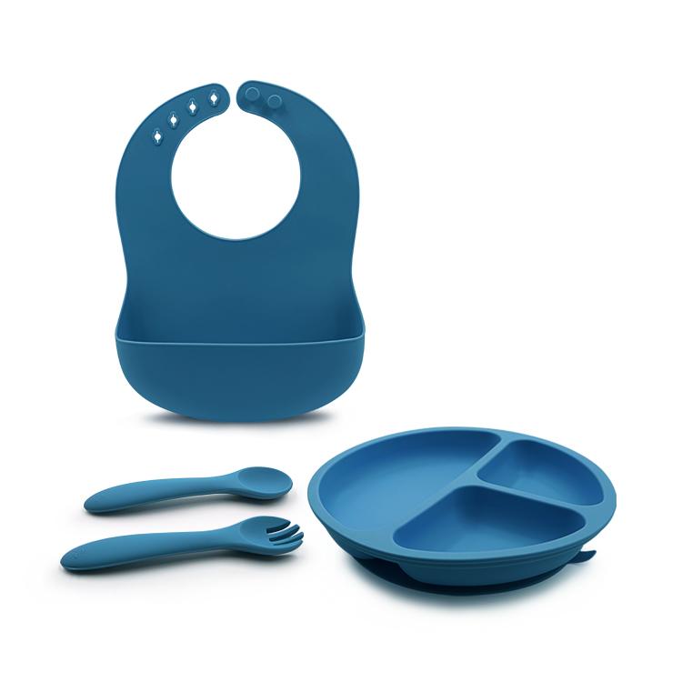 silicone baby feedint set