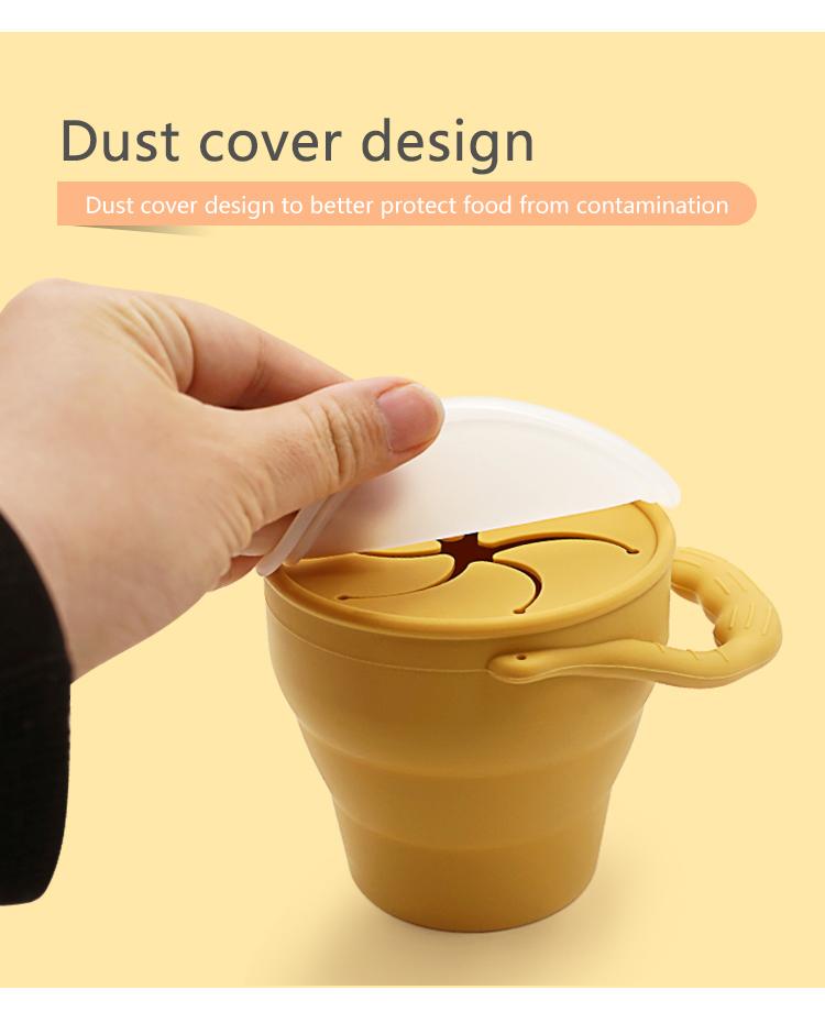 silicone baby snack cup