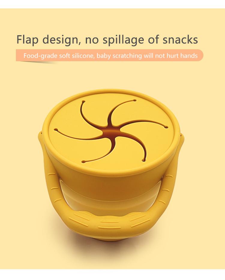 silicone baby snack cup