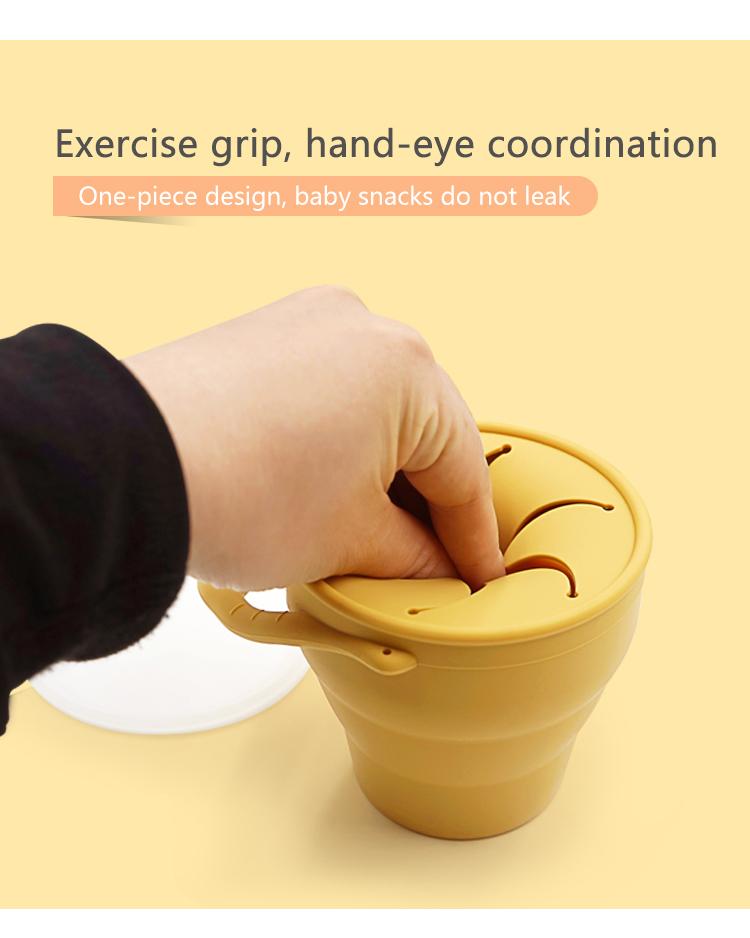 silicone baby snack cup