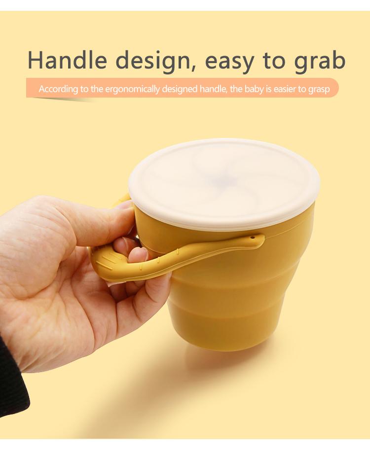 silicone baby snack cup