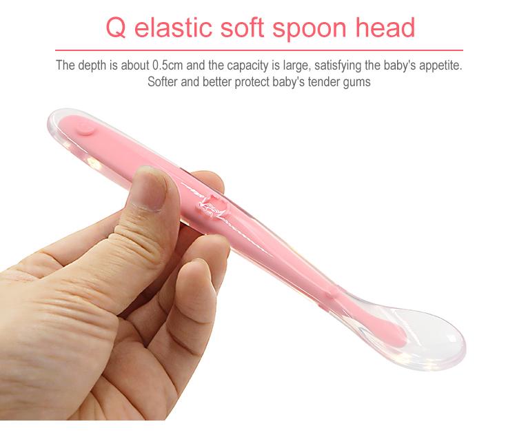 liquid silicone baby spoon
