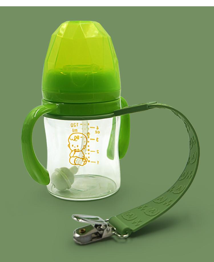silicone baby pacifier clip
