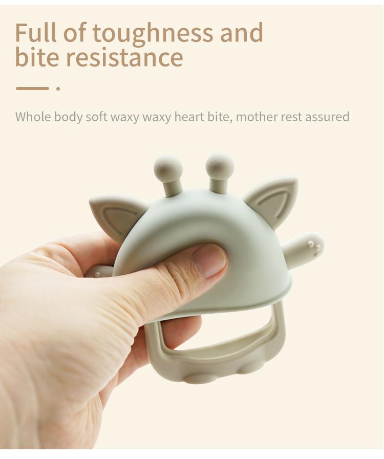 silicone teething mitten for baby