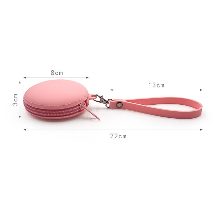 silicone baby pacifier case with rope size
