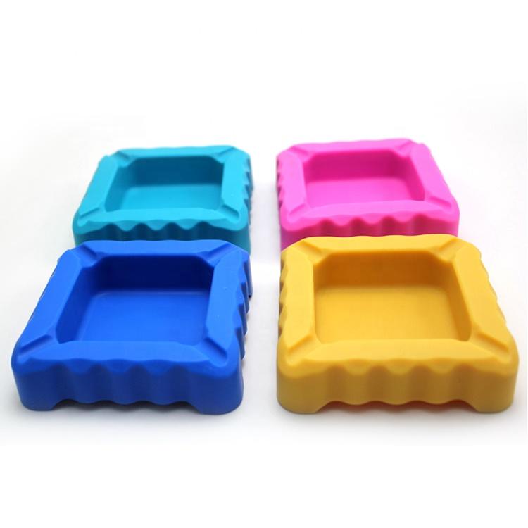 square silicone cigar ashtray color