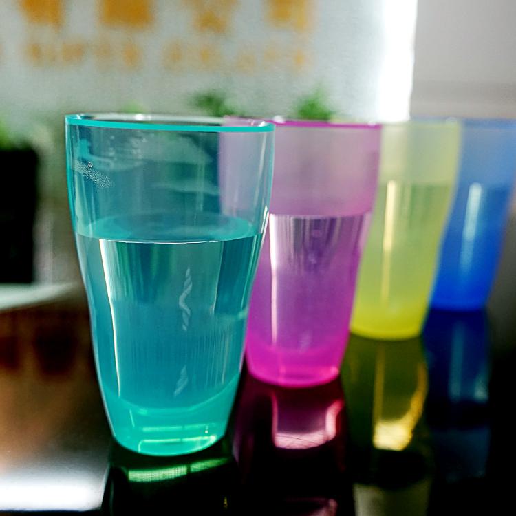 colorful liquid silicone cup