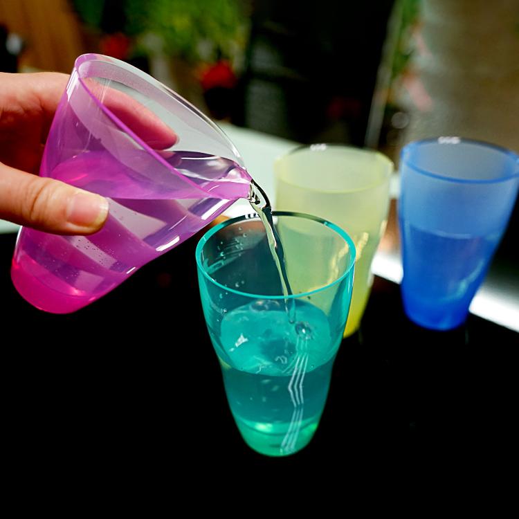 colorful liquid silicone cup