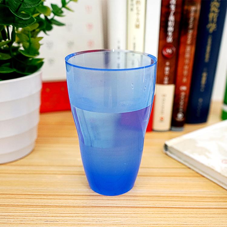 colorful liquid silicone cup blue