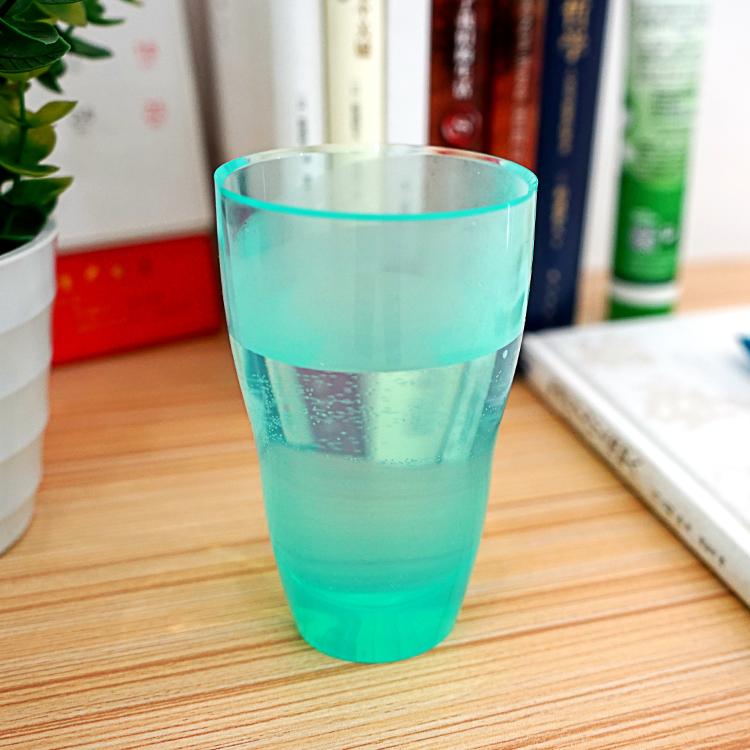 colorful liquid silicone cup cyan
