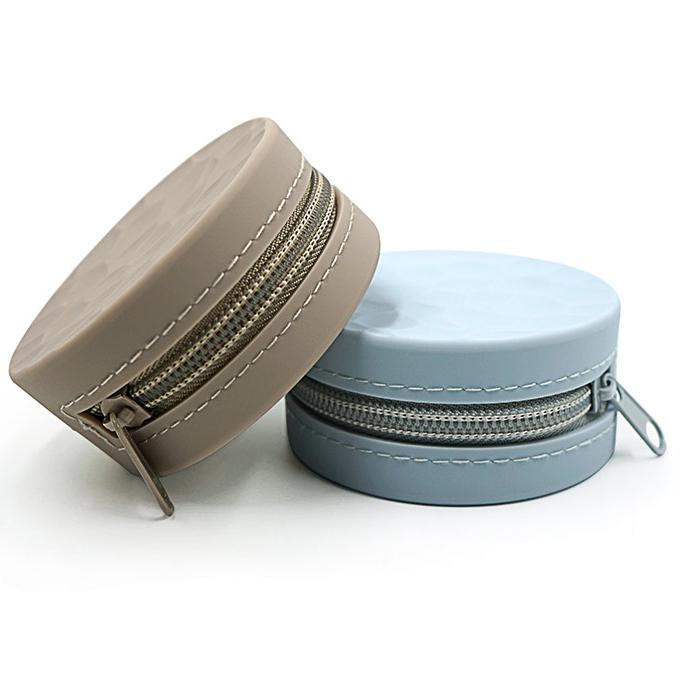 silicone earbud case zipper pouch