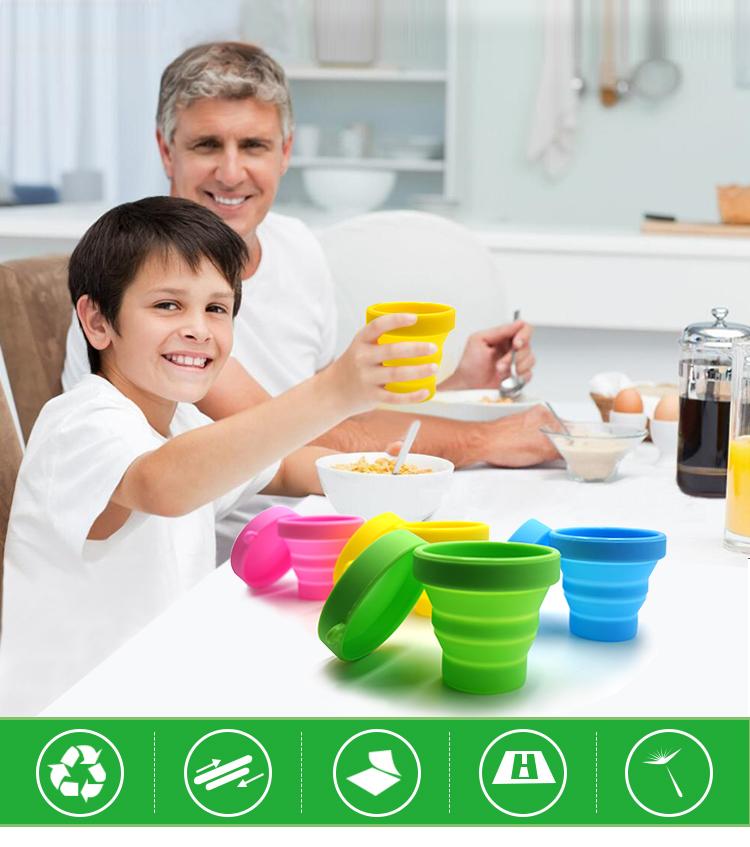 silicone foldable cup