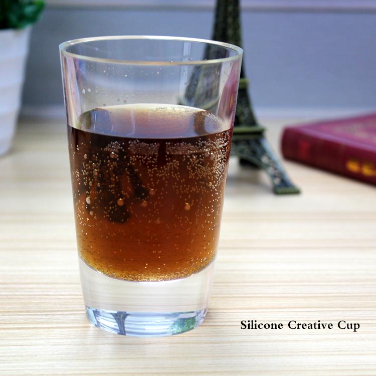 transparent liquid silicone cup