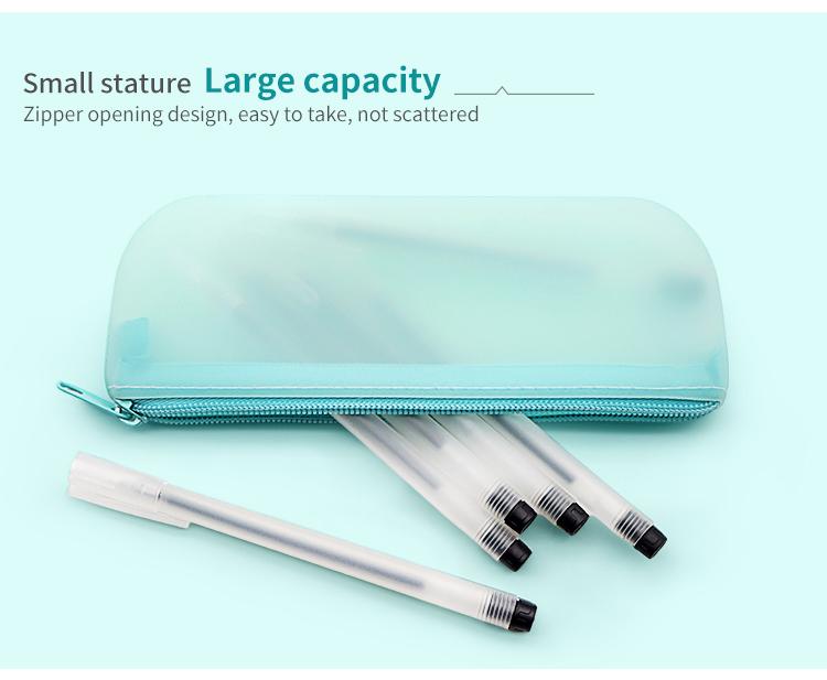 transparent silicone pencil case